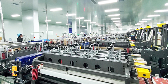 揭阳复森汽车制造有限责任公司(5G网站)制(zhì)袋車間